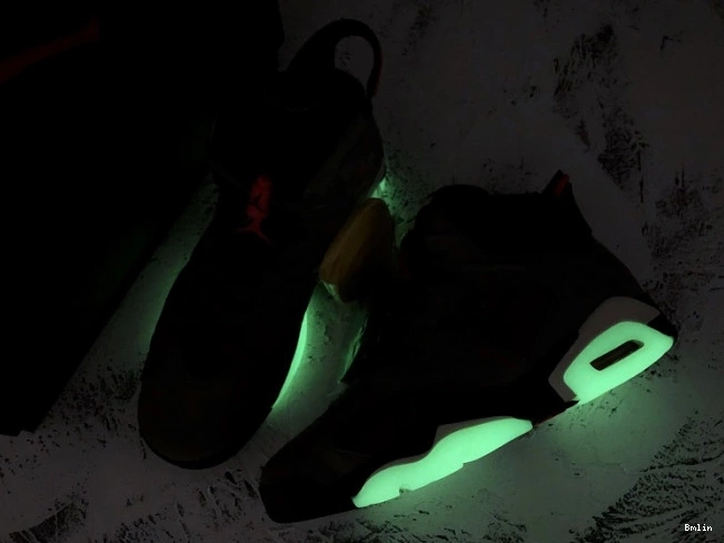 Bmlin Shoes Air Olive Jordan Travis 6 CN1084-200 Scott Medium x 0818